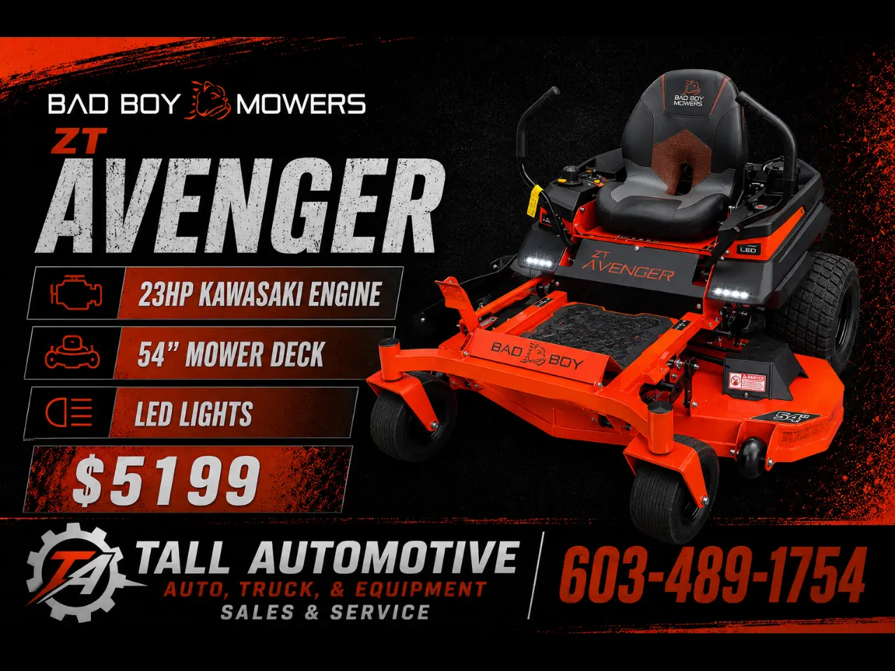 2026 Bad Boy Mowers ZT AVENGER