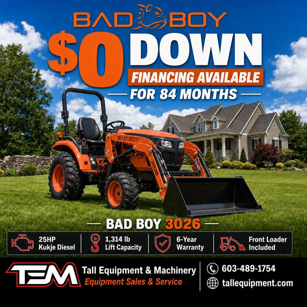 2026 Bad Boy Tractors 3026