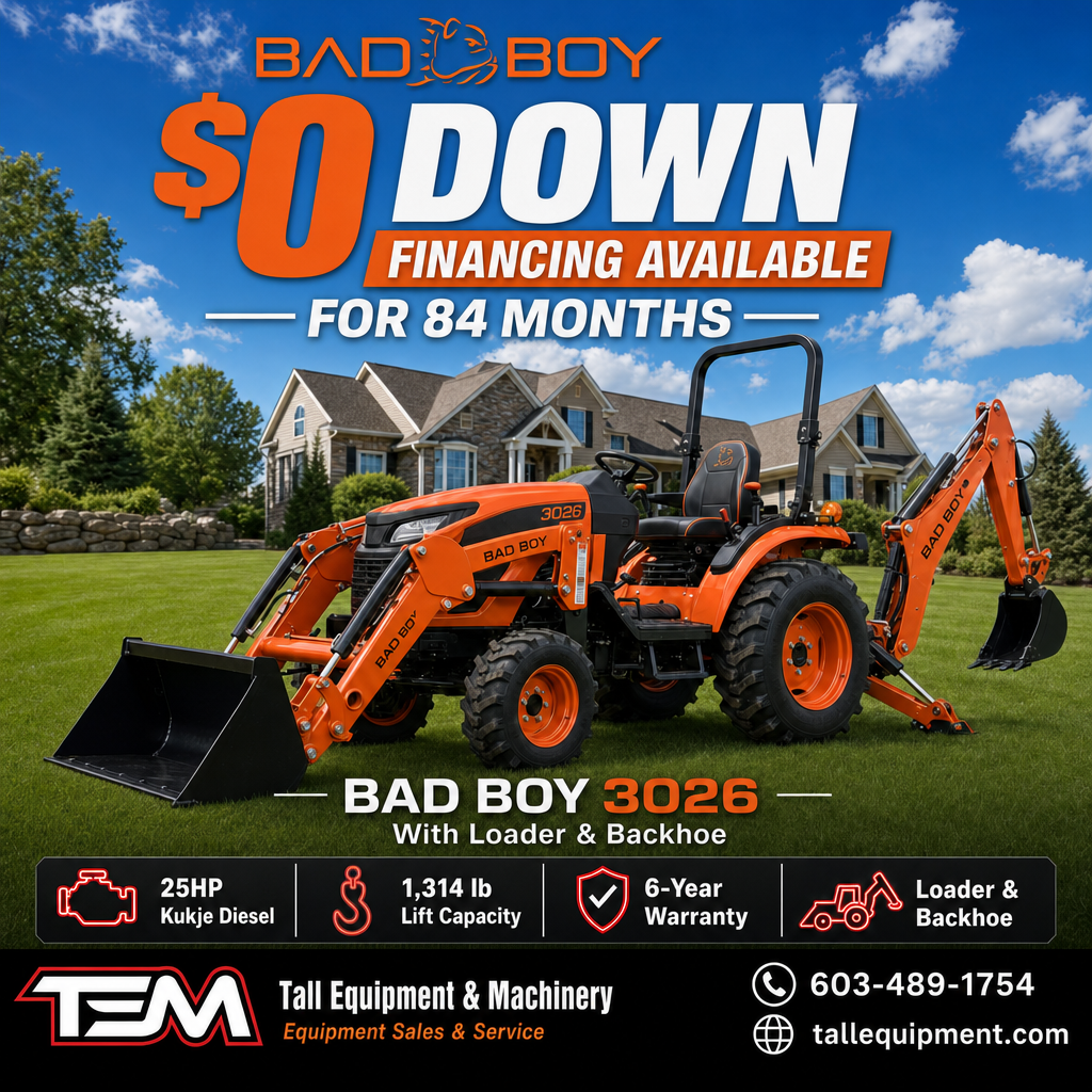 2026 Bad Boy Tractors 3026